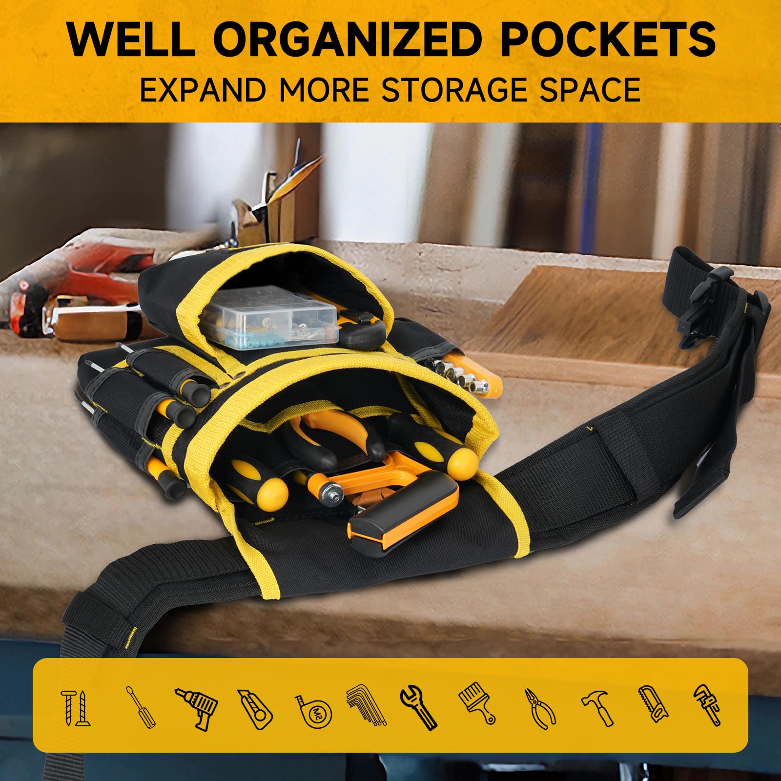 LEFOR-Z hammer magnet holder keeps metal fasteners accessible