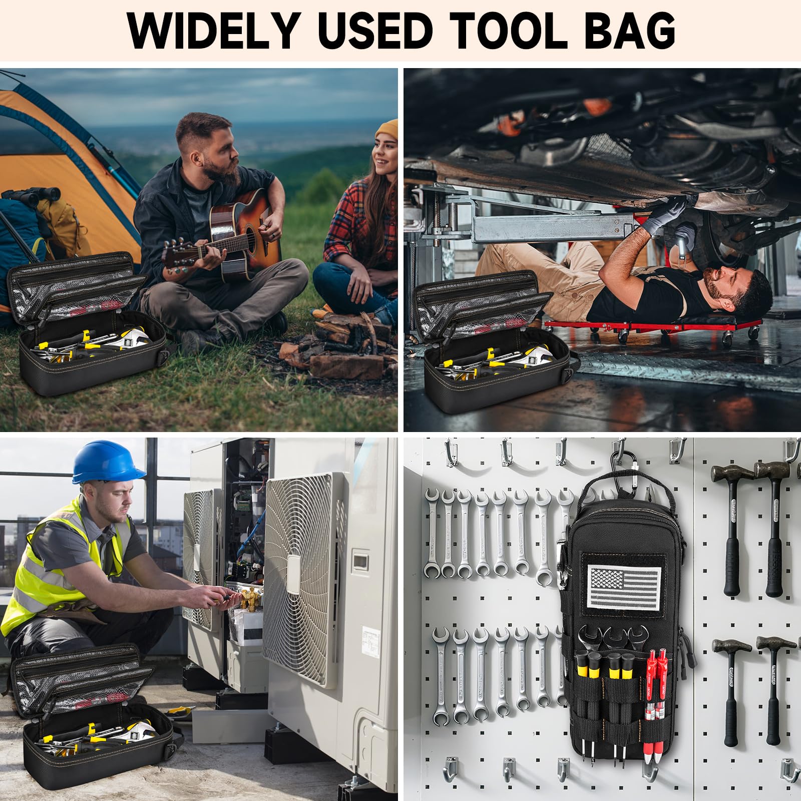 LEFOR-Z versatile tool bag for electricians bikers and DIYers