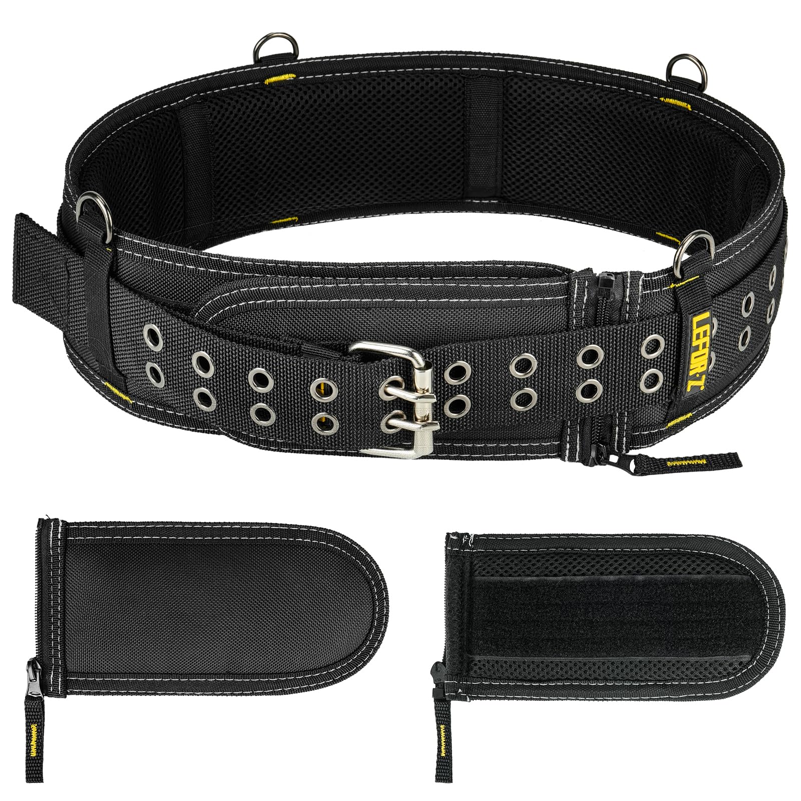 LEFORZ 4-Inch padded belt pad for all-day comfort during heavy tool work.