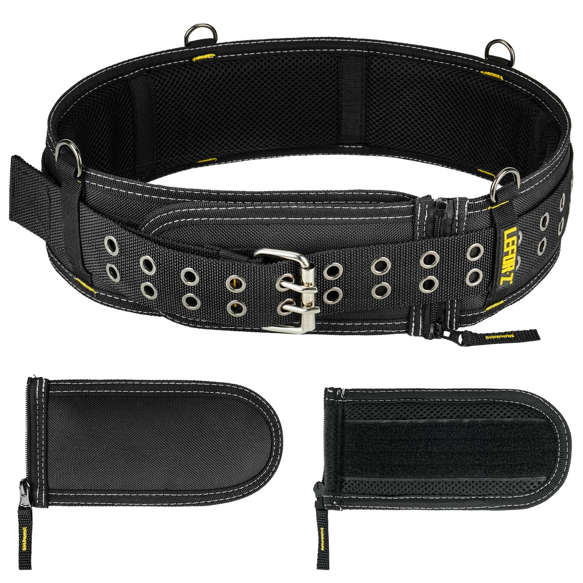 LEFORZ 4-Inch padded belt pad for all-day comfort during heavy tool work.
