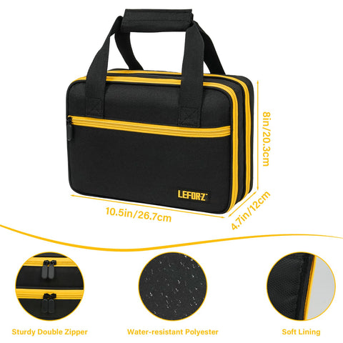 LEFOR·Z carrying case protective outer layer guards against water and scratches.