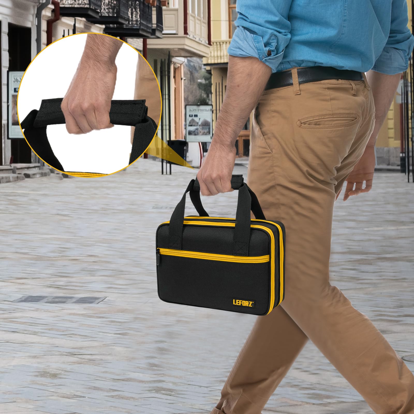 LEFOR·Z carrying case ships empty and ready to hold Klein tools.