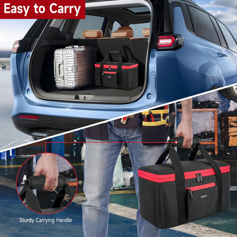 LEFOR·Z compact carry handle enables easy transport to job site.