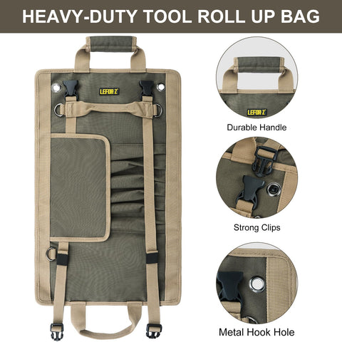 LEFOR·Z bag offers handheld, shoulder, and hanging carry options
