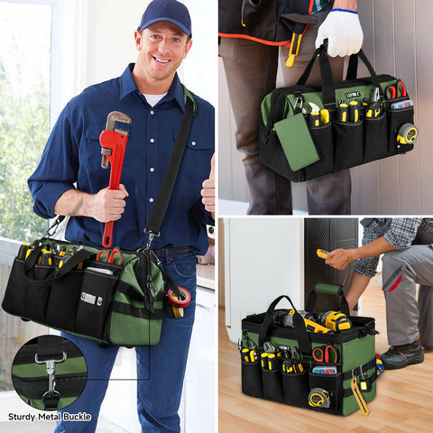 LEFOR·Z adjustable shoulder strap extends up to 46 inches for hands-free carry
