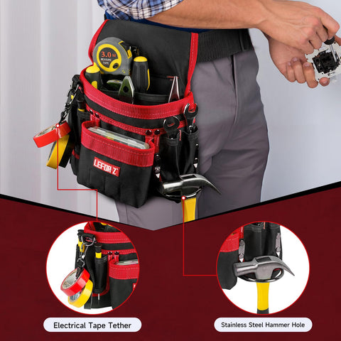 LEFOR·Z adjustable waist belt fits 31 to 48 inches with quick-release buckles.