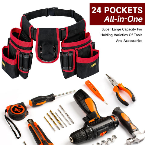 LEFOR·Z tool belt in construction site use for hands-free tool access