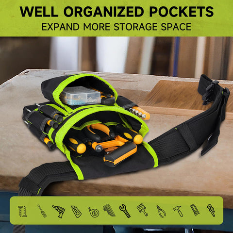 LEFOR·Z tool belt detachable pockets let you customize your tool setup.