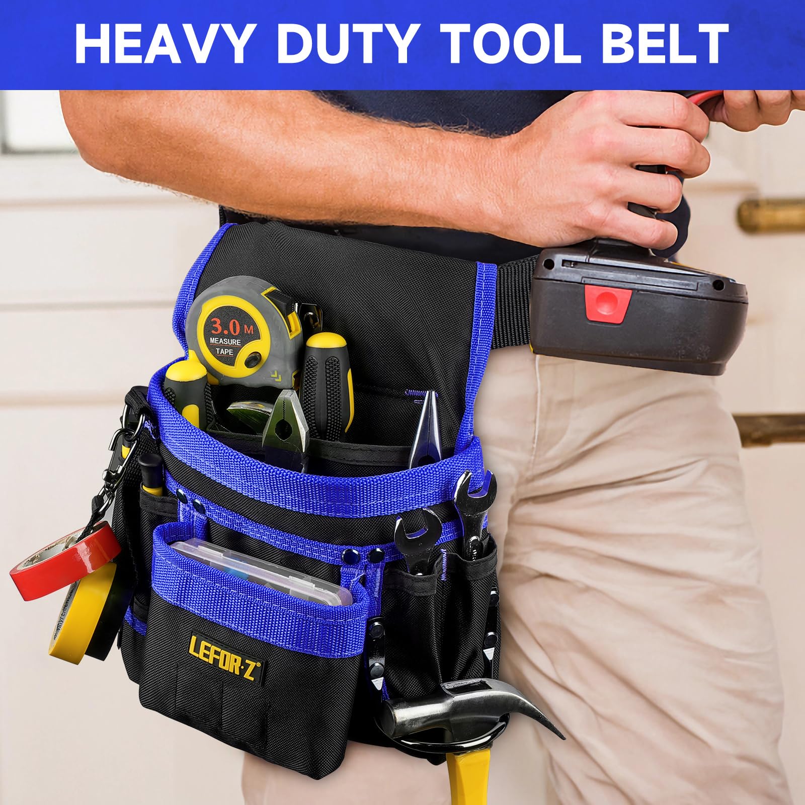 LEFOR·Z electrician and carpenter friendly belt for durable use.