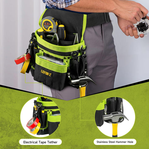 LEFOR·Z eleven-pocket layout keeps essentials within reach