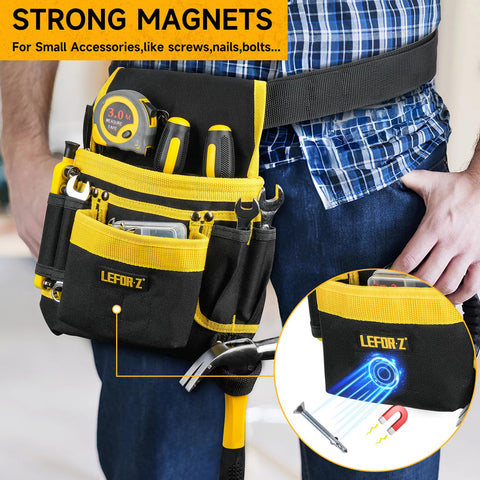 LEFOR·Z magnet section keeps nails and screws securely within reach.