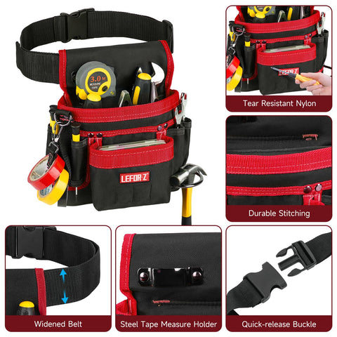 LEFOR·Z tape-measure clip secures measures for fast work.