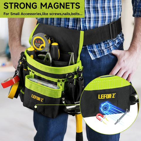 Wide strap design on LEFOR·Z belt reduces waist fatigue
