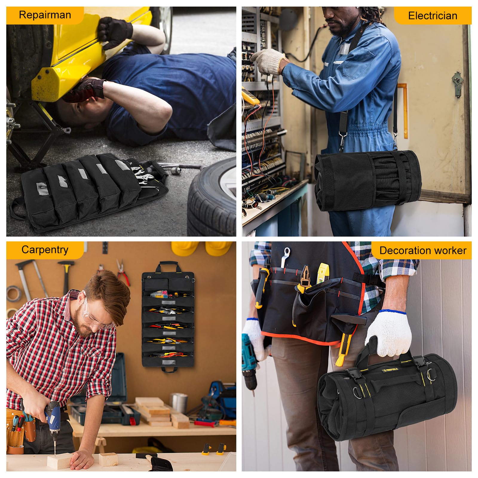 LEFOR·Z tool bag in use on truck or workshop.