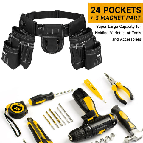 LEFOR·Z multi-use utility belt ideal for electricians, carpenters, and contractors