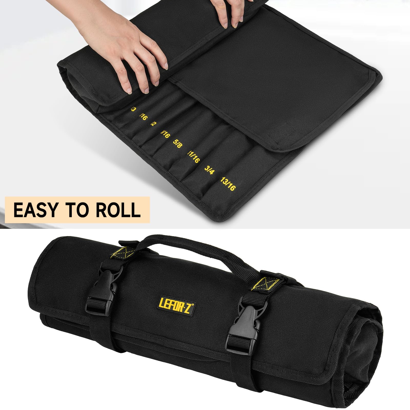 LEFOR·Z wrench roll is a portable carry system ideal for mechanics and DIYers.