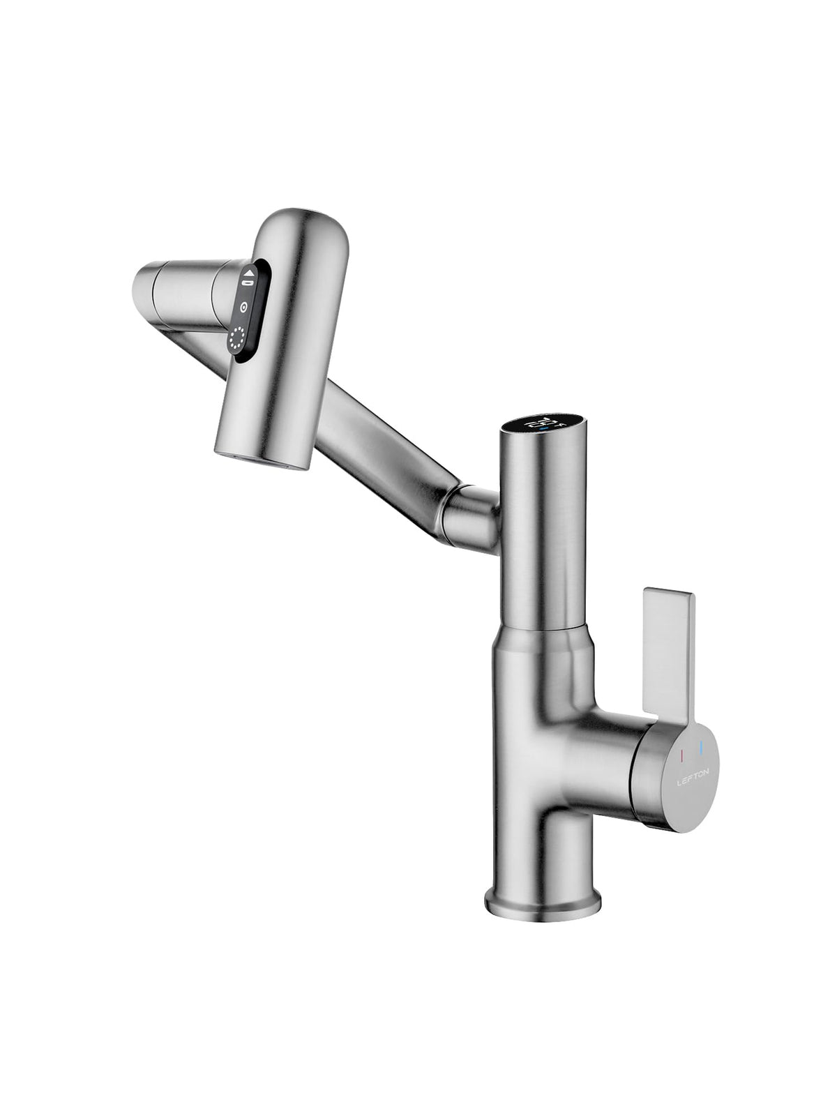 Lefton BF2204-0 temperature display shows water temperature without batteries.