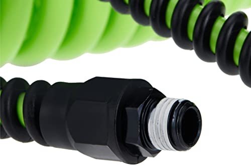 Durable recoil memory of Flexzilla LP1415AFZ supports quick hose retraction.