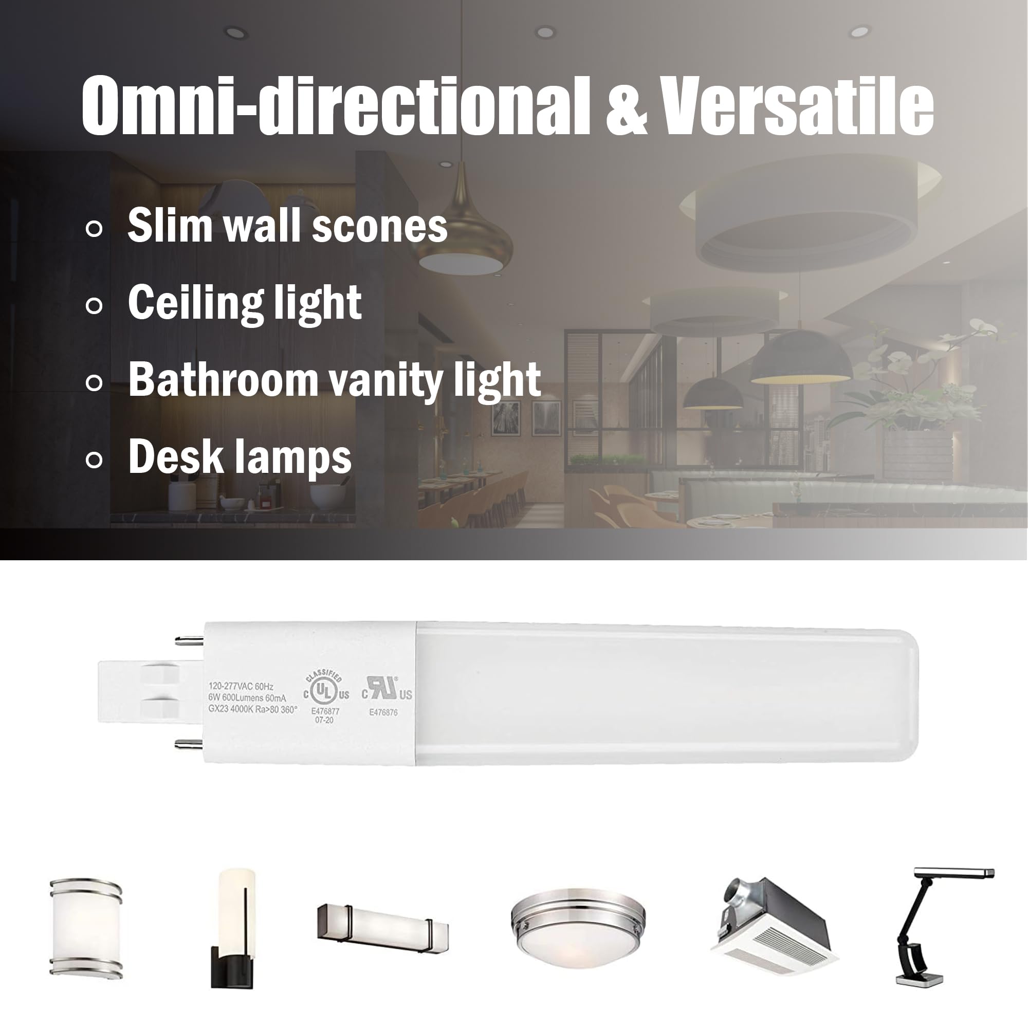 Legental UL-listed bulbs ensure safety and reliability