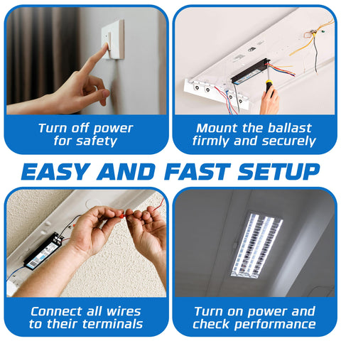 Legolight energy-saving ballast offers 30–40% lower energy consumption.