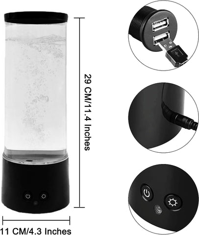 LEHAHA Jellyfish Lamp dancing jellyfish creates a tranquil, captivating aquarium-like display.