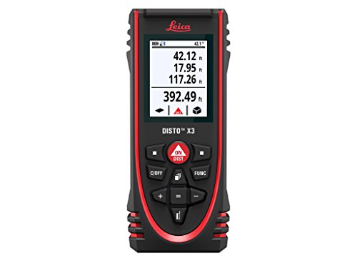 Leica DISTO X3 drop-tested to 6 ft for durability on site.