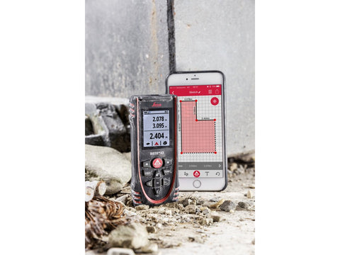Leica DISTO X3 plan app supports 3D floor plan generation.