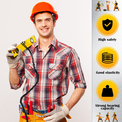 LEIFIDE tool lanyard retractable loop end aids convenient one-handed operation.
