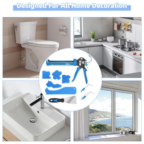 Grout removal and smoothing tools included in Leikius kit.
