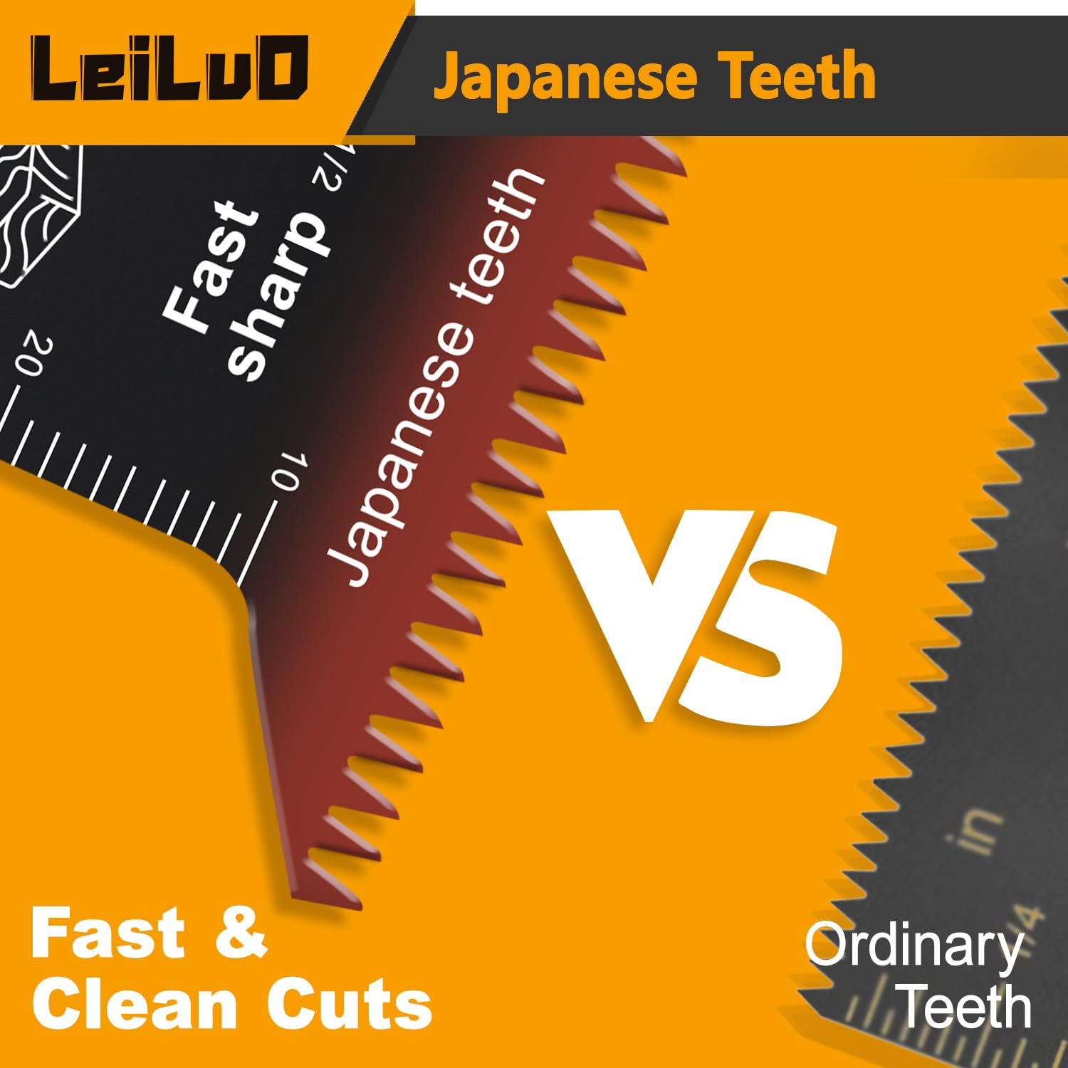LEILUO blades with portable storage bag for easy transport and organization.