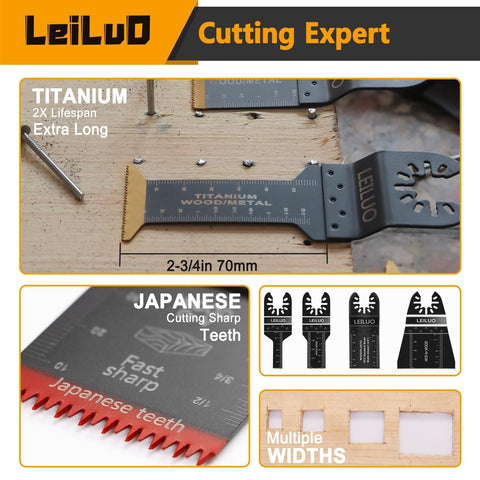 LEILUO reusable storage bag keeps blades organized and ready