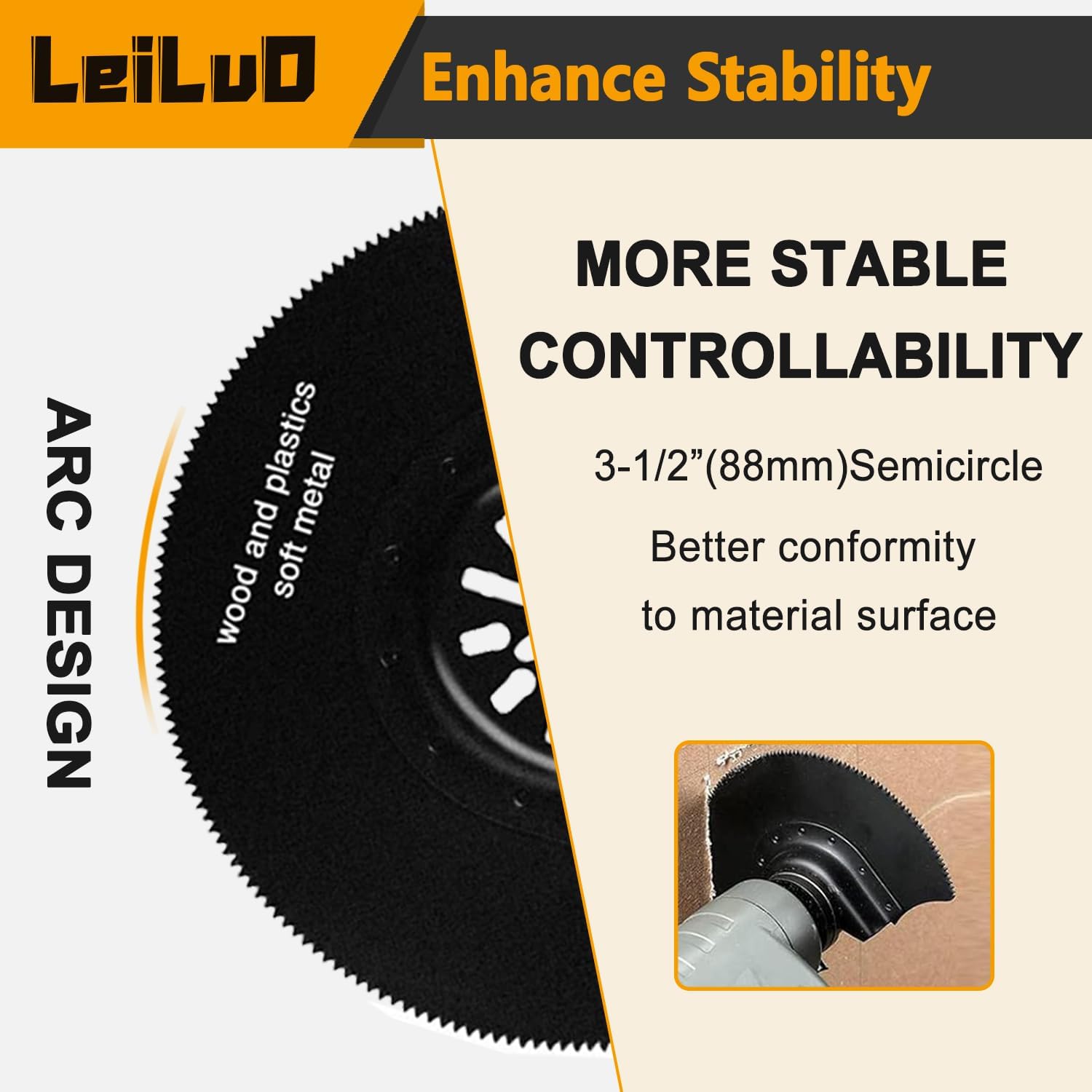 LEILUO note: not compatible with Starlock; adapter included for Dremel