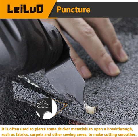 LEILUO storage bag keeps blades organized and portable.