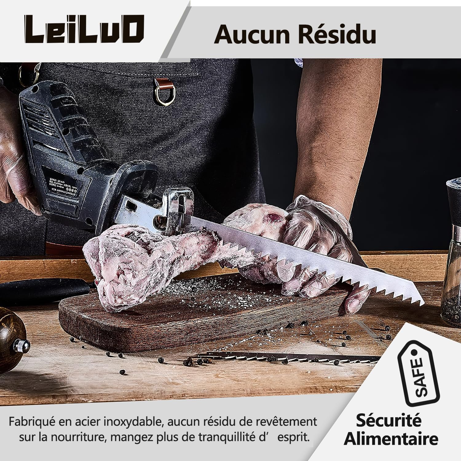 LEILUO universal 1/2-inch shank compatibility fits most sawzalls.