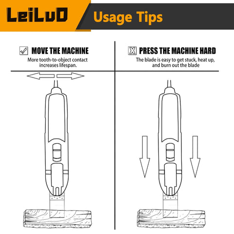 LEILUO universal interface blades with broad compatibility