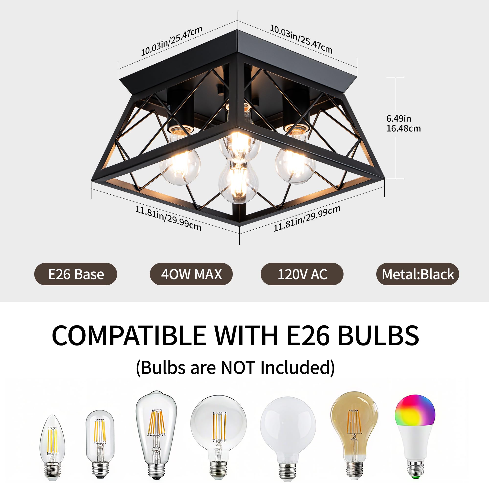 LEIP all-metal construction offers lasting durability.