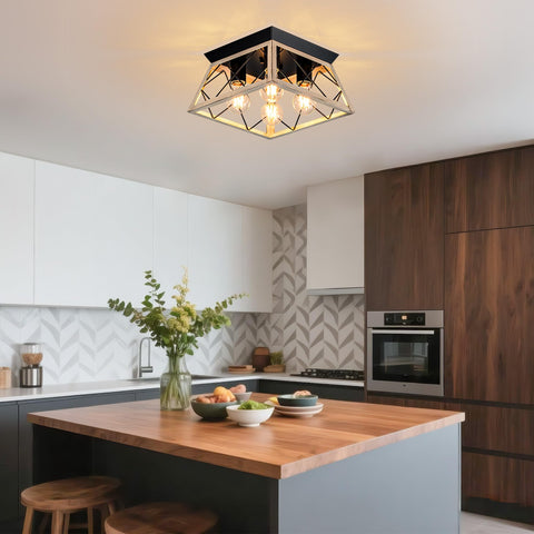 LEIP easy flush-mount installation creates a clean ceiling look.