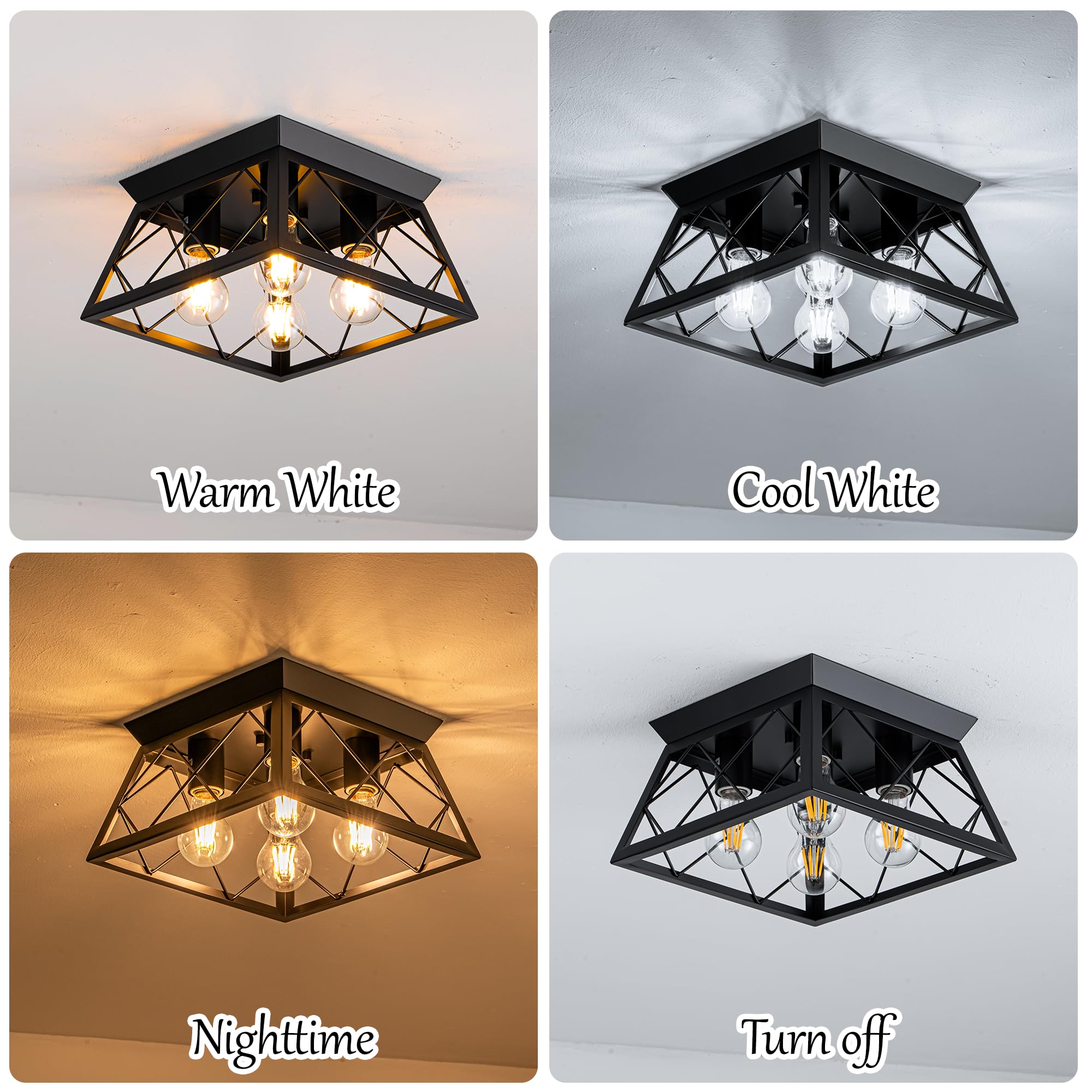 LEIP flush-mount design saves ceiling space in hallways.