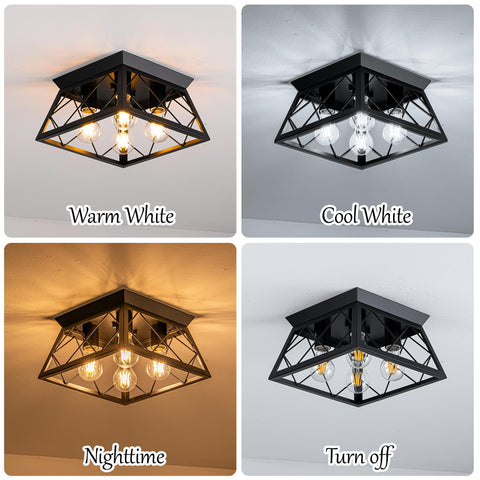 LEIP flush-mount design saves ceiling space in hallways.