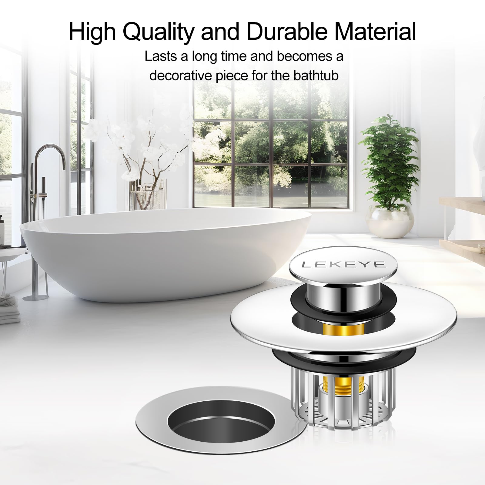 LEKEYE durable finish resists rust and corrosion over time
