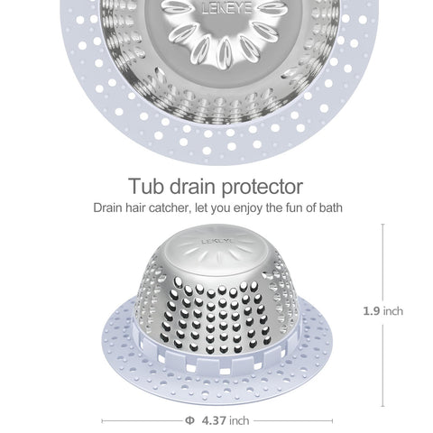 LEKEYE stainless steel dome with silicone rim resists moisture and corrosion.