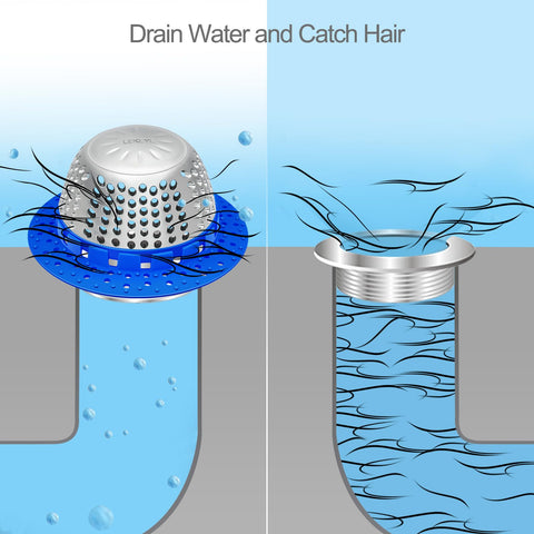 Stylish LEKEYE drain protector complements modern bathrooms and serves as a nice gift.