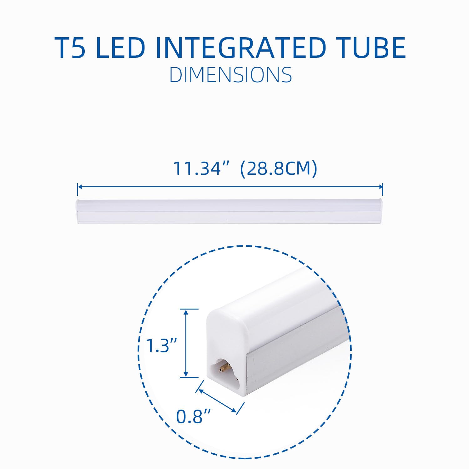 LELEJU 59inch power cords included for flexible mounting options.