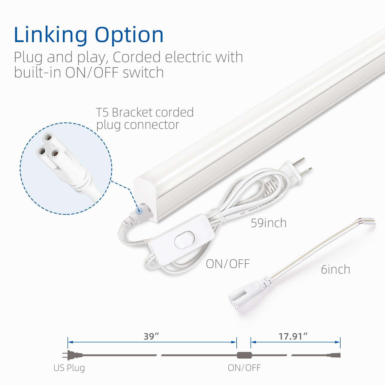 LELEJU extendable 1ft LED light series enables flexible setups.