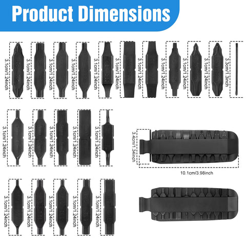 Lemasa Bit Kit two sleeves storage keeps bits organized on the go.