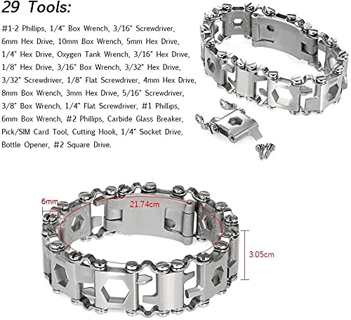 Lemasa multitool bracelet pry tool detail for emergency leverage