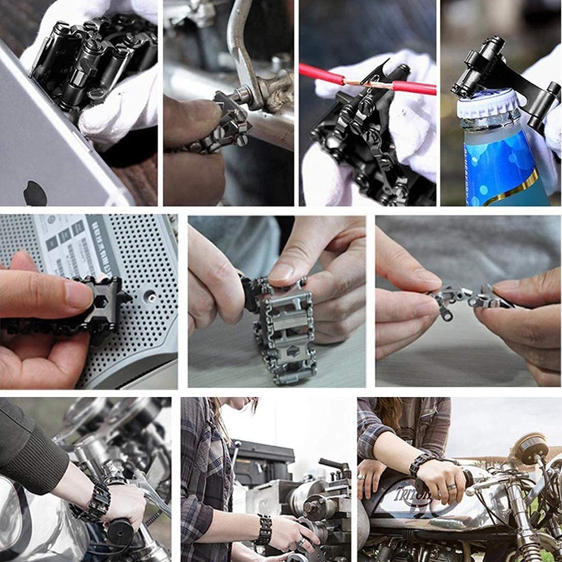 Lemasa multitool bracelet tools exposed demonstrates versatile on-the-go toolkit