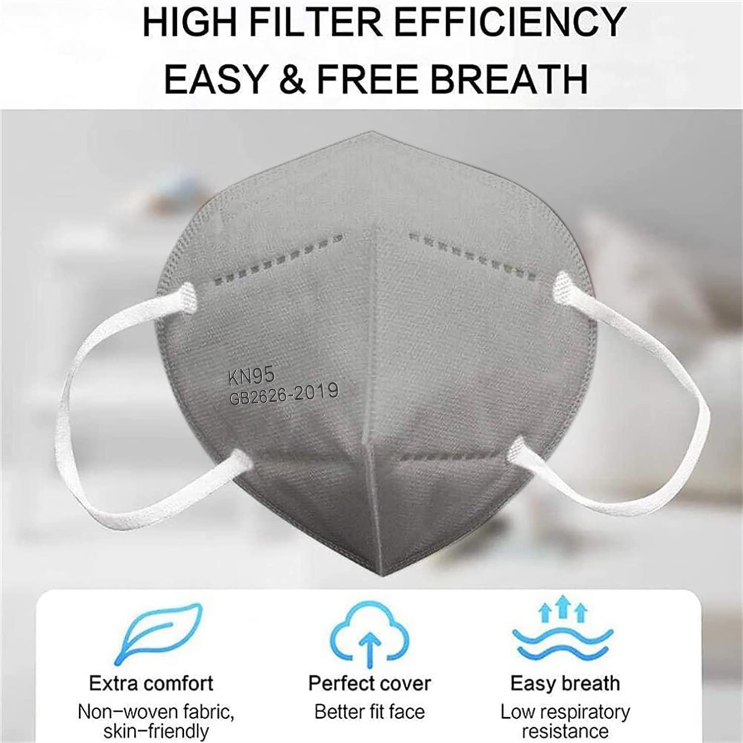 LEMENT KN95 cup design for comfortable wear during long days.