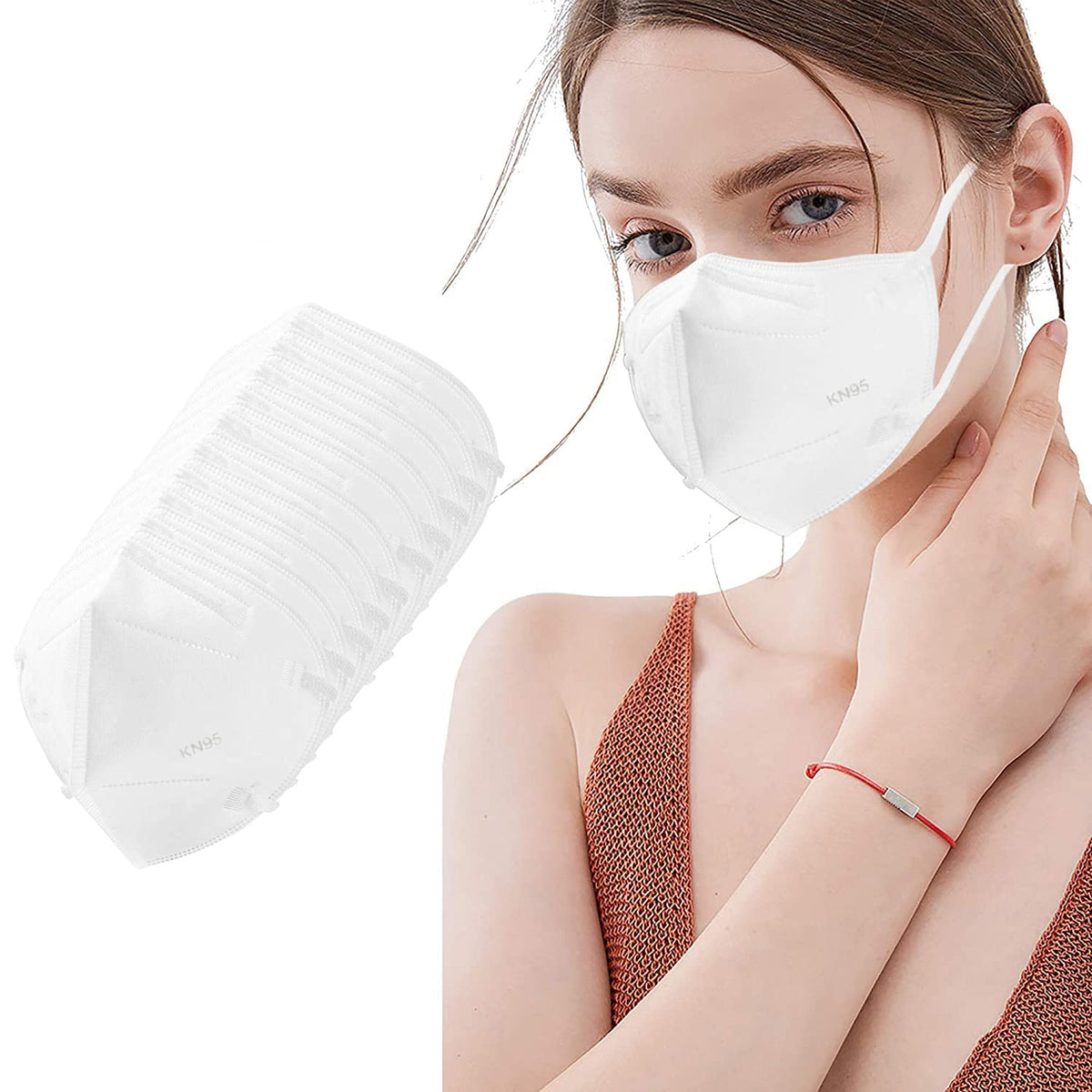 LEMENT kn95 mask white five-layer pack for daily protection