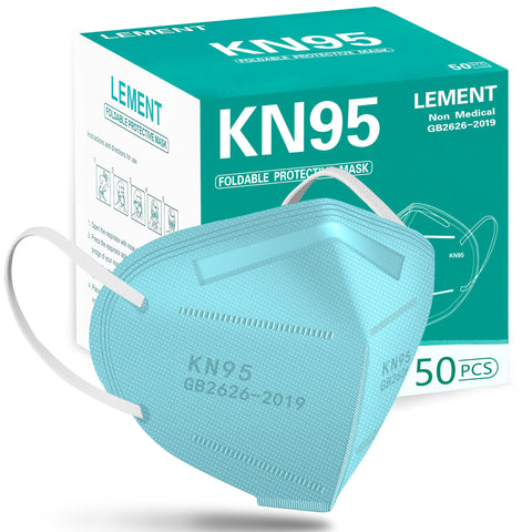 LEMENT KN95 50-pack packaging image showing bulk value and protection